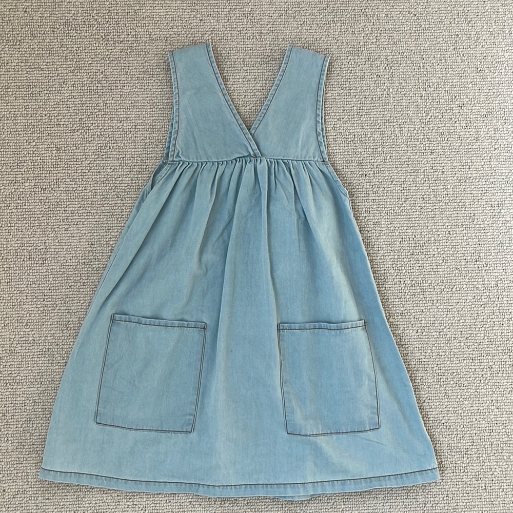 *NWT* Lil Legs Chambray Denim Dress, 5T